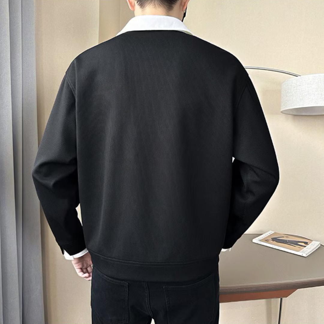 Otaylo Two Layered Chic V-Neck Top T-Shirt