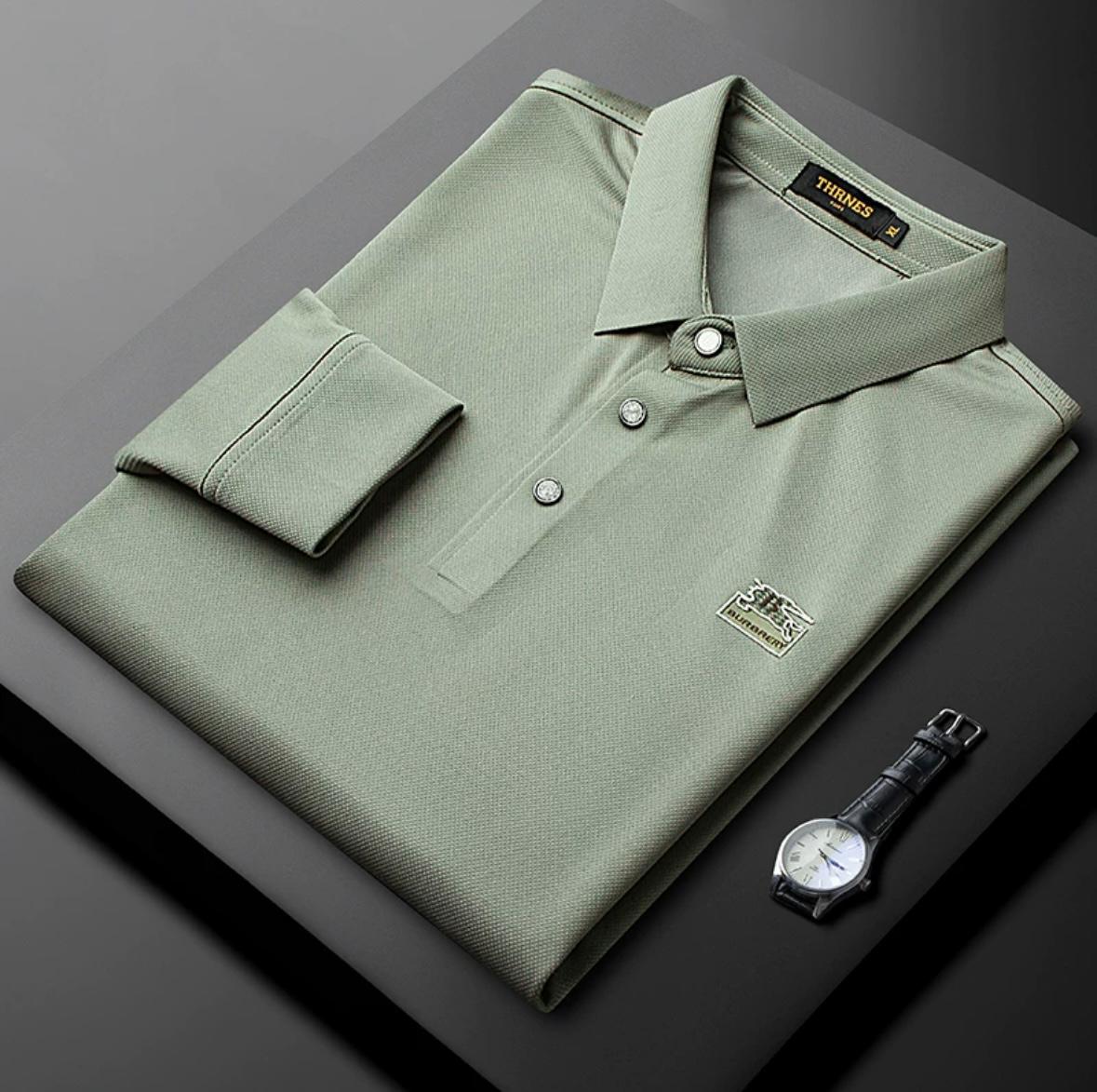 Otaylo Special Classic Elegance Modern Polo with Subtle Chest Logo Accent T-Shirt