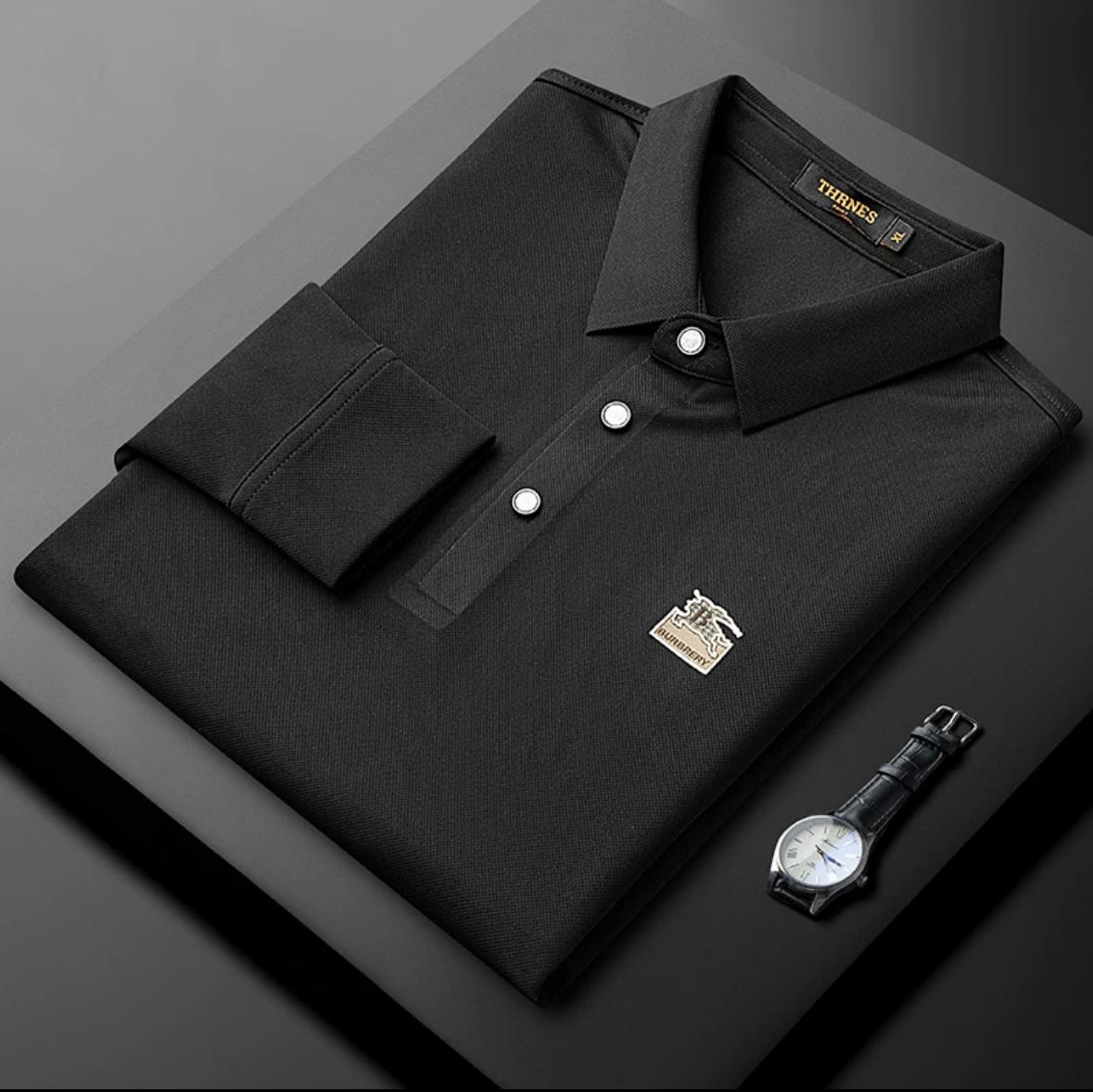 Otaylo Special Classic Elegance Modern Polo with Subtle Chest Logo Accent T-Shirt
