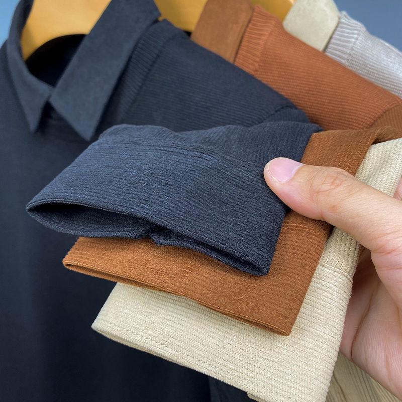 Otaylo Men's Premium Polo Sweater with Embroidered Deer Logo